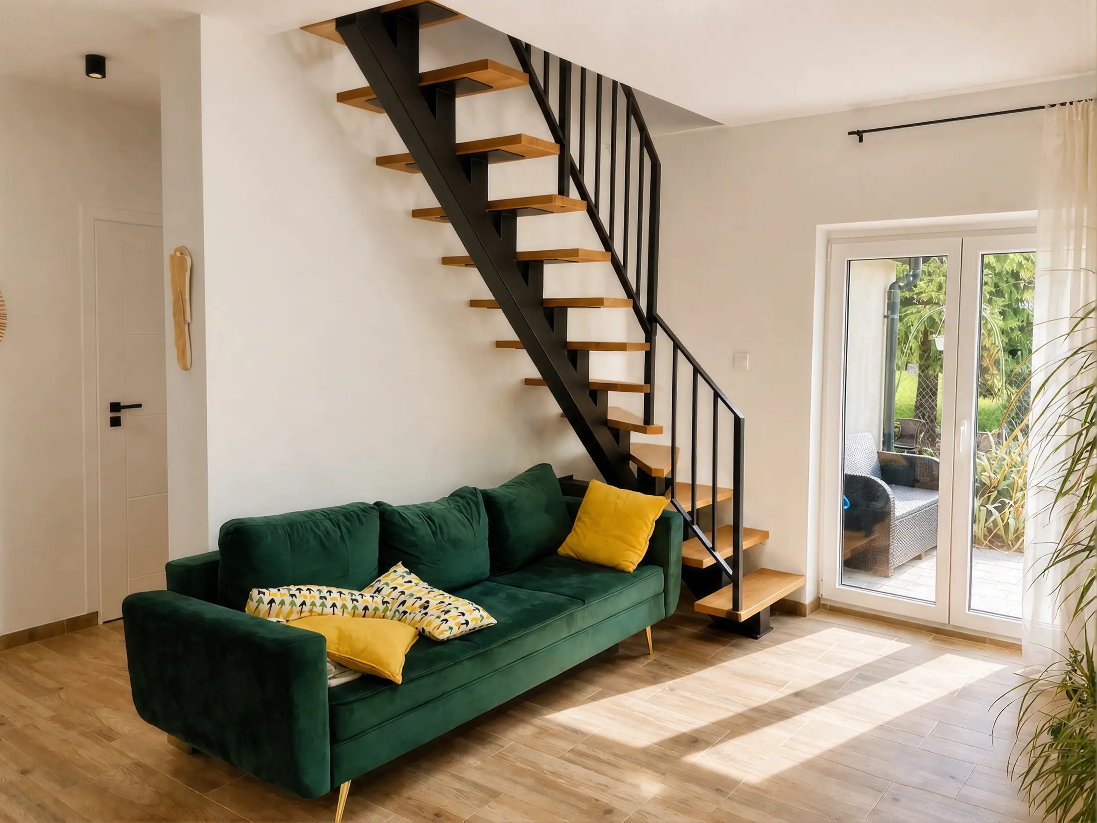 Schody stalowe dopasowane do wnętrza